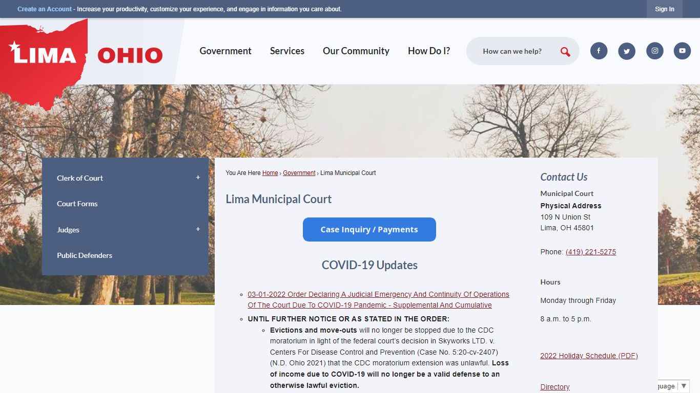 Lima Municipal Court | Lima, OH - Official Website